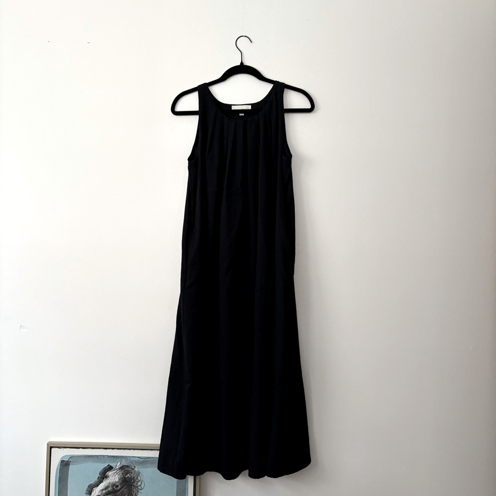 Pinch midi dress, loose with pockets size s (fits like S/M)